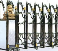 供應(yīng)遼寧營口不銹鋼電動伸縮門 富麗3號